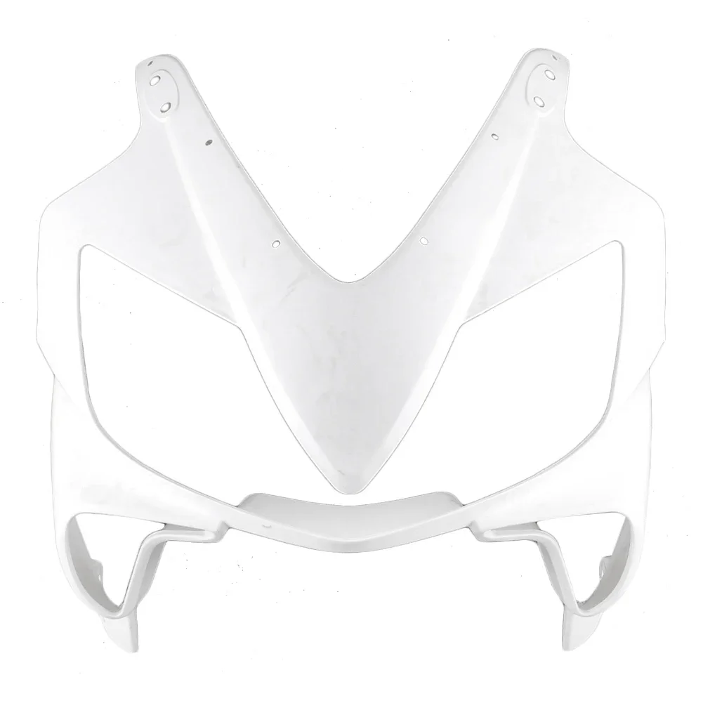 Motorcycle Upper Front Nose Fairing Cowl Injection Mold ABS Plastic Unpainted White For Honda CBR600 F4i CBR600F4I 2001-2008