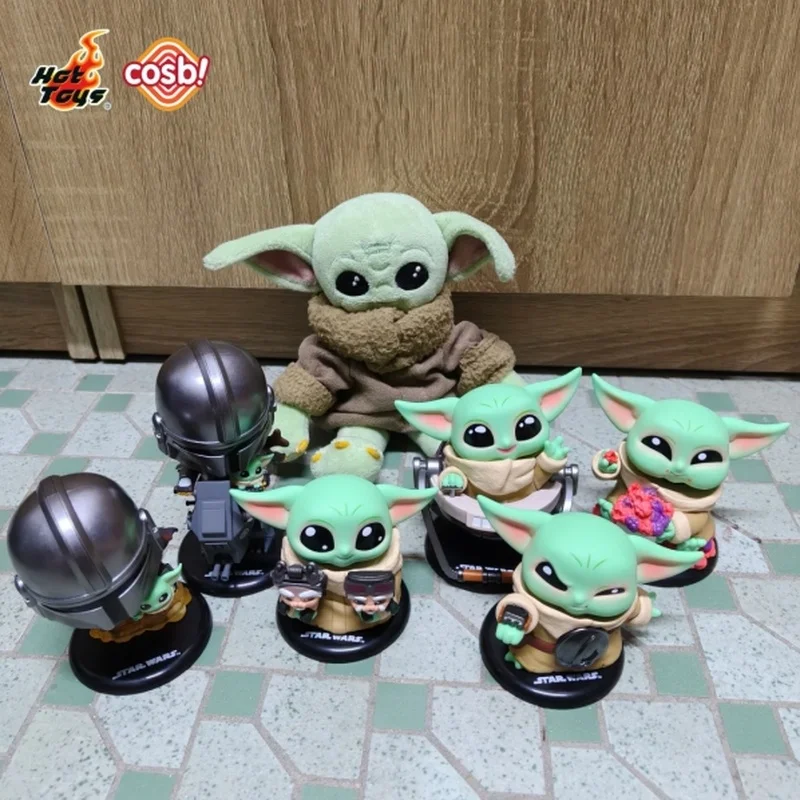 Figuras Miniatura Originales en Stock de HotToys, The Mandalorian Gugu, Star Wars, Serie COSBI, Caja Sorpresa, Juguetes Coleccionables, Regalos
