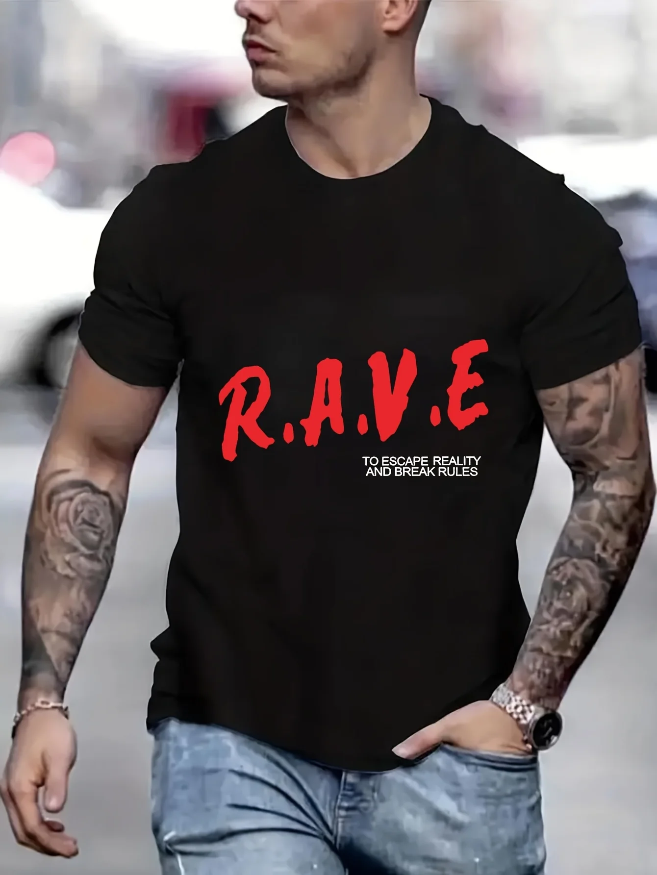 

Rave Mens Designer Clothes New Gifts And T-Shirts Men's Clothing Deals Clothes Men New Gifts And T-Shirts B5021155