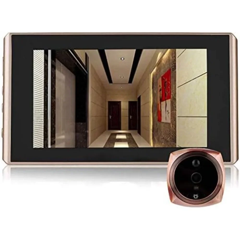 

Digital Door Viewer and Amp,4.3in 2 Million Pixels HD LCD Screen Digital Peephole Viewer,160° Wide Angle Night Vision Auto Photo