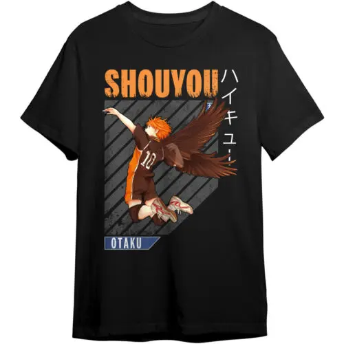 Haikyuu Japan Anime Comic Haikyu Volleyball Shouyou Hinata Shoyo Strike T-Shirt