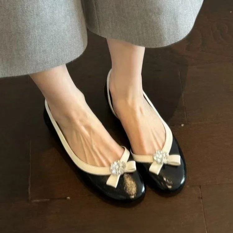 French-style Flats 2026 New Hidden-height, Elegant Flat Shoes with Soft Soles and Moccasin Style