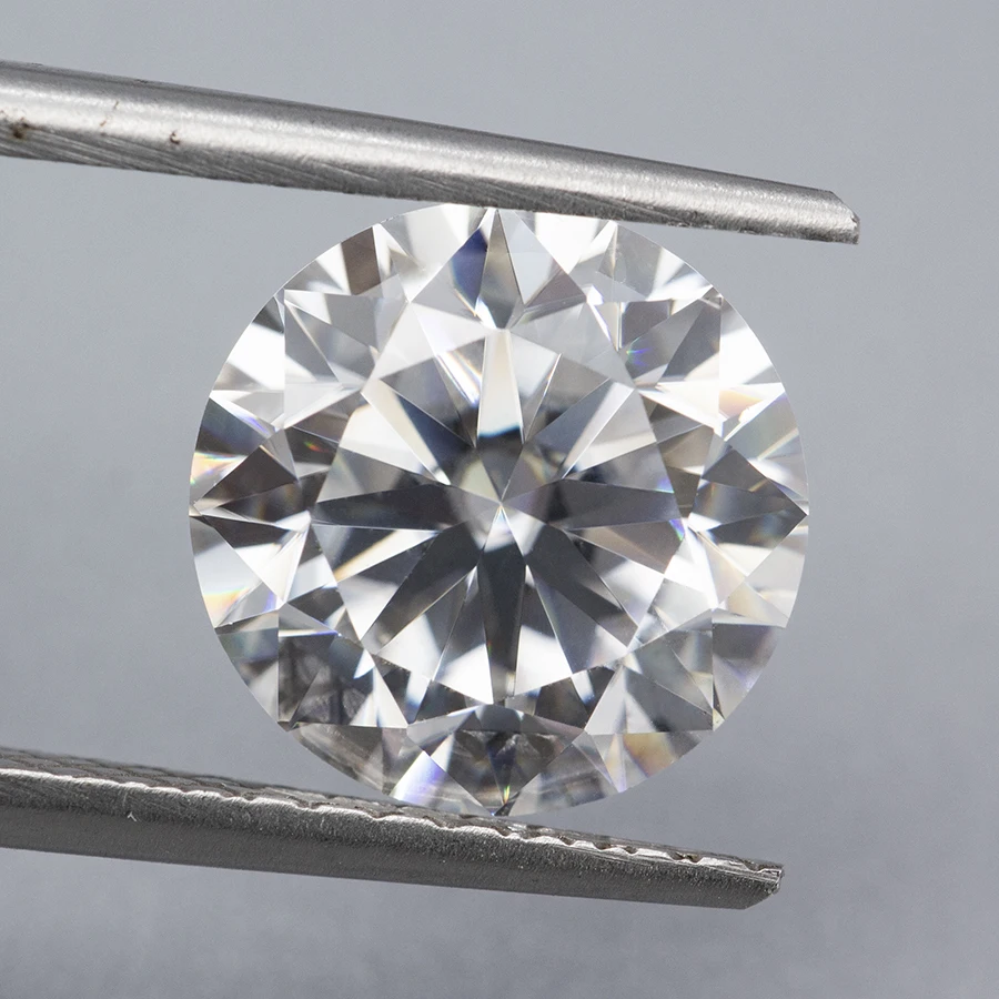 الجملة الأبيض D أحجار مويسانيتي عديم اللون مع شهادة GRA 0.5-3.0ct جولة VVS1 تمرير إيجابي اختبار الماس