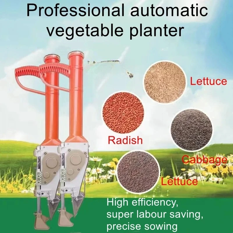 

Portable automatic multifunctional vegetable planter small precision planter spot seeder radish lettuce cabbage rape lettuce