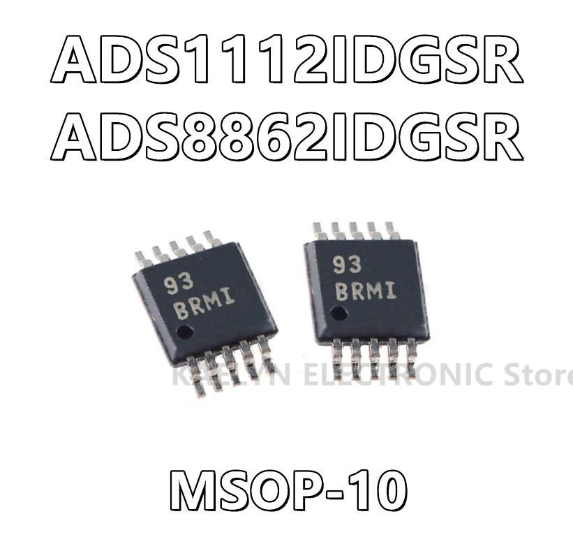 5Pcs/lot ADS1112IDGSR ADS1112 ADS8862IDGSR ADS8862 MSOP-10