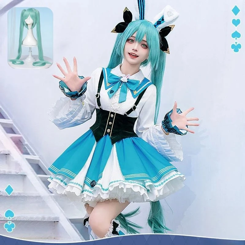 

Mikku Cosplay March Rabbit Mikuu Cosplay Costume Girl Christmas Roleplay Uniforms Dress Sets Wig Clothes MIKUKU Cosplay 2025
