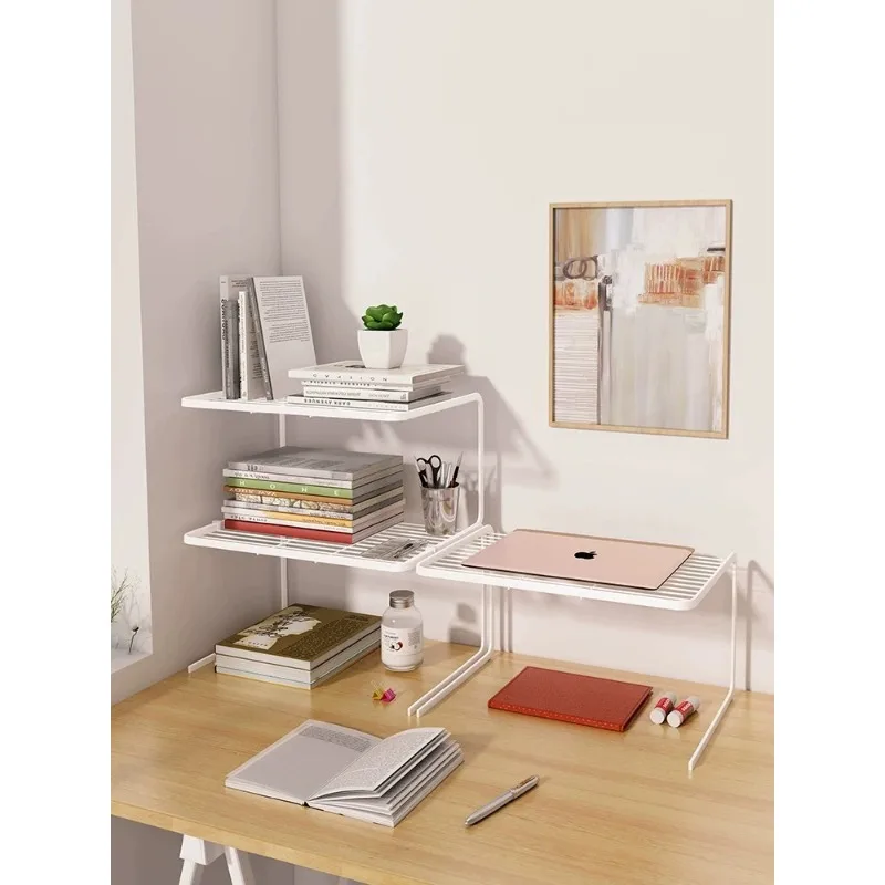 

Настольная полка для книг, файлов и документов, многоуровневая, с отделениями для хранения, для студенческого стола