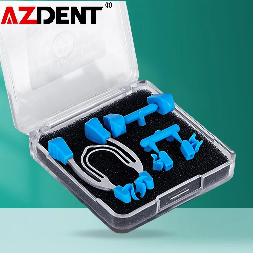 Azdent Dental Sectional Contoured Metal Spring Clip Teeth Replacement Dentist Matrix Ring Tools