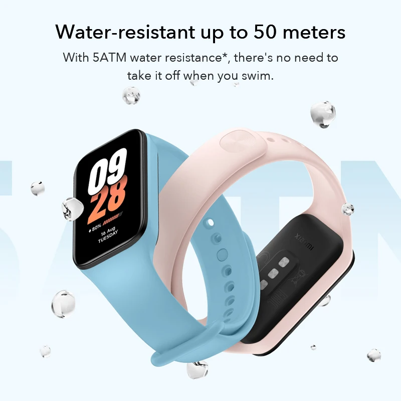 Xiaomi-Bracelet Connecté 8 avec Écran LCD de 1,47 Pouces, Bluetooth 5 Iko, Étanche, 50 Modes Sportifs, Moniteur de Fréquence Cardiaque, Nouvelle Version Globale, 2023