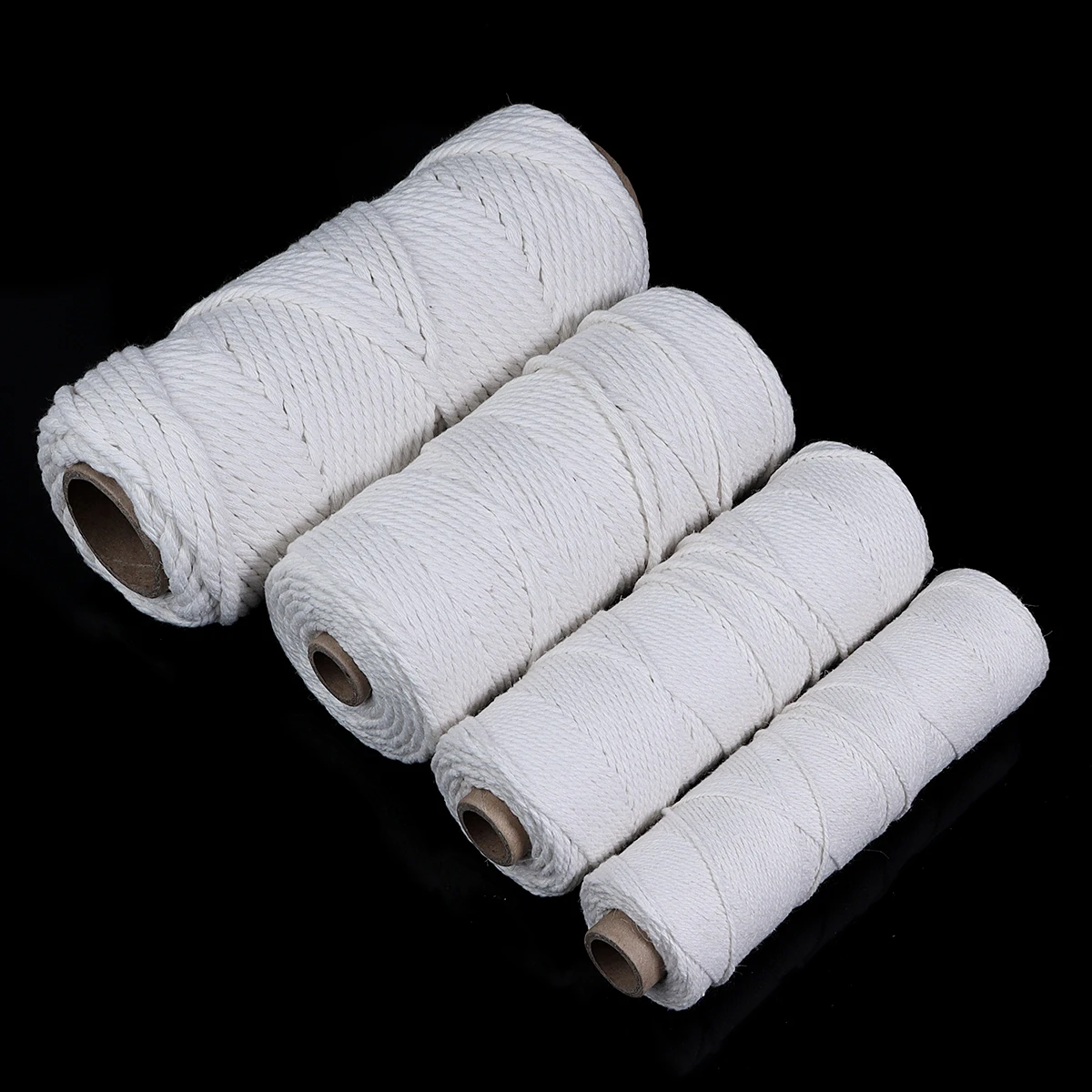 50-100 ярдов, белый хлопковый – обзор и цена Macrame Cord Cotton