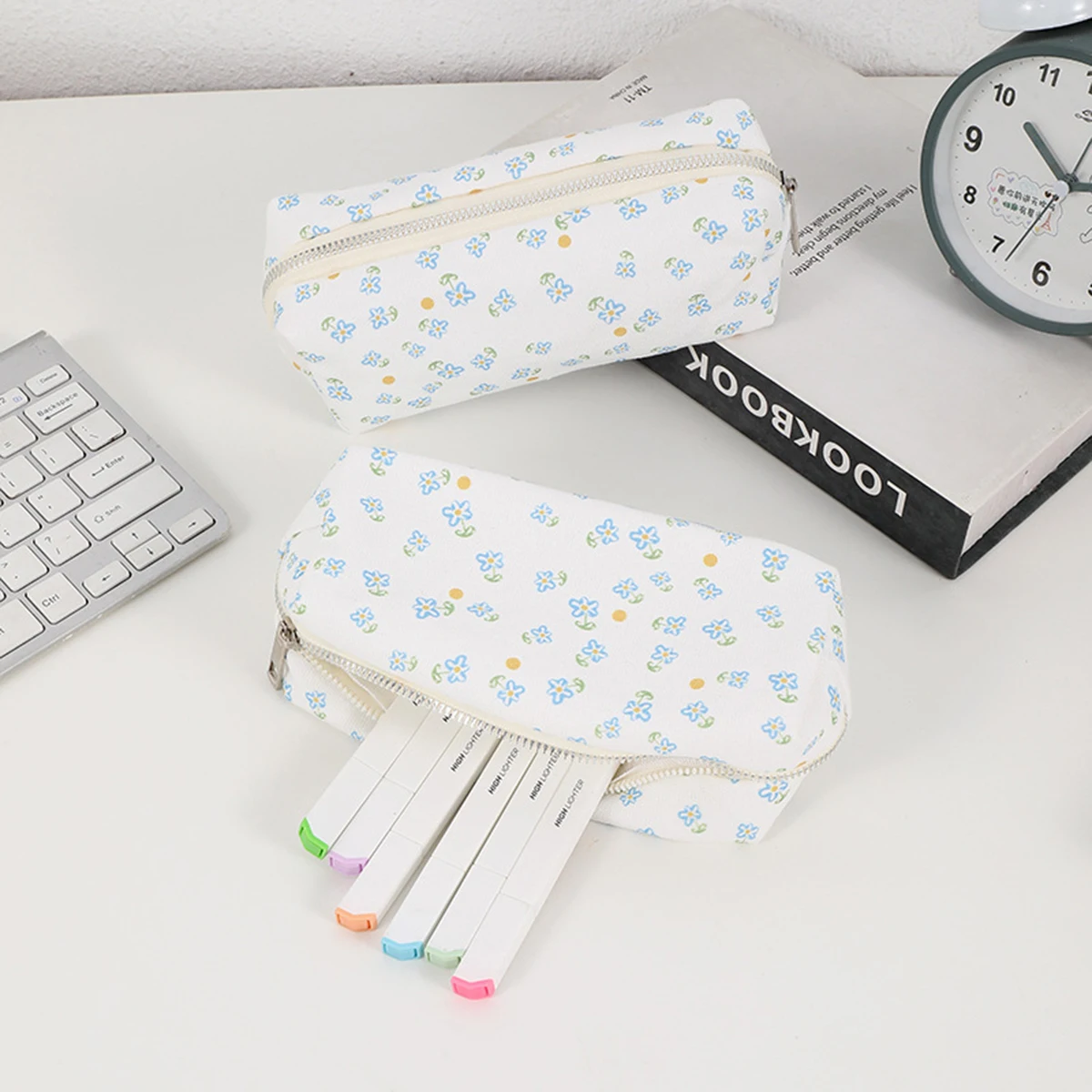 Simple Floral Printed Pencil C - Stationery And Office Supply Stores review and price