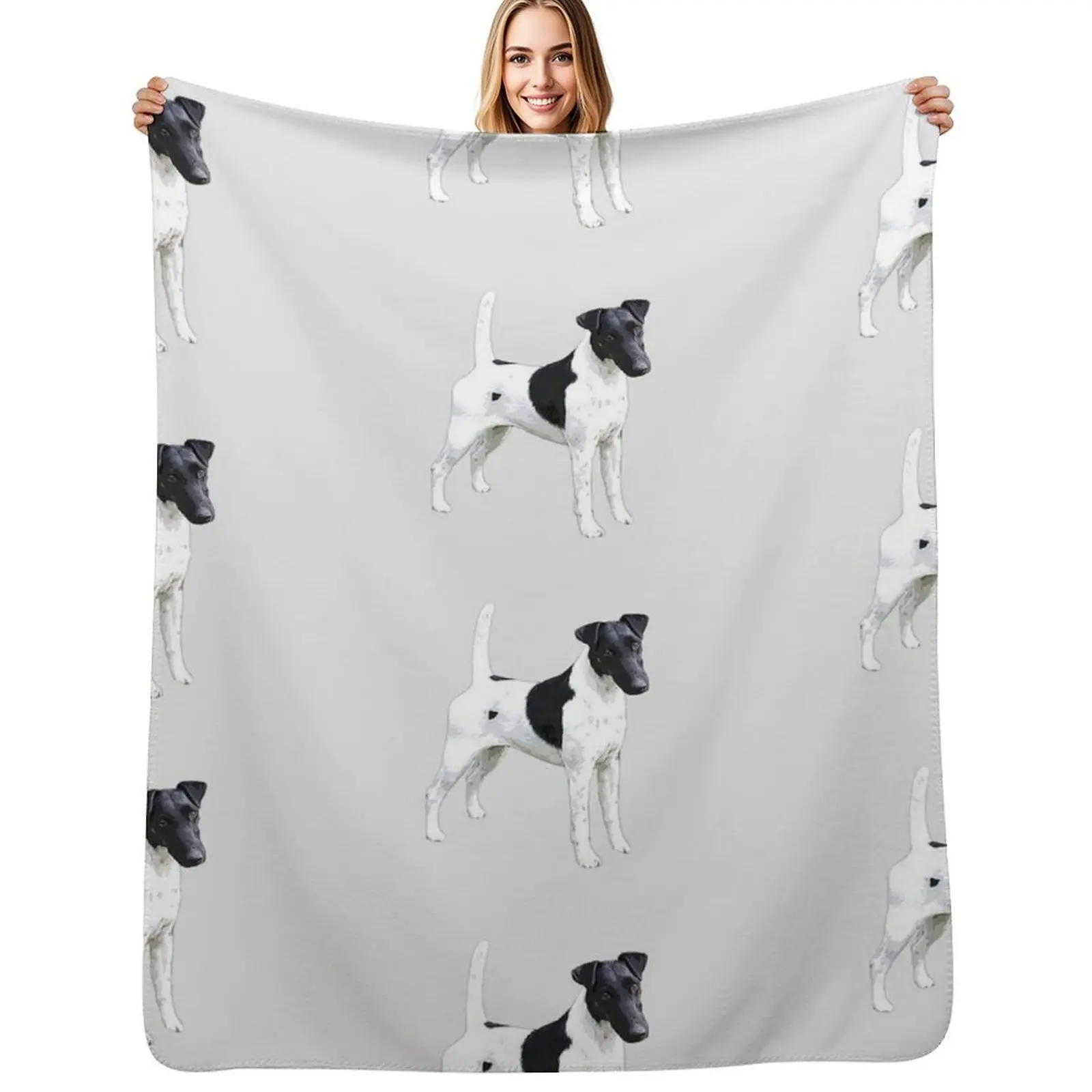 

Fox Terrier Smooth Throw Blanket Wrinkle Resistant Lightweight Blanket