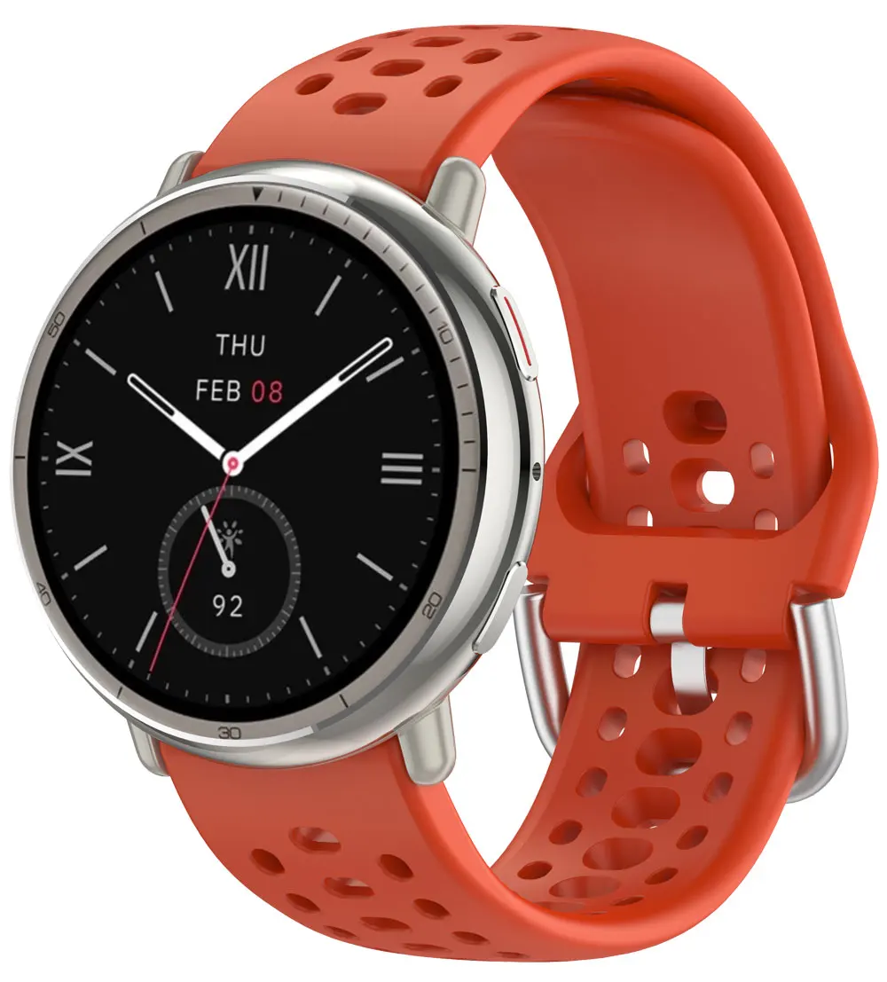 Sport Silikon Armband Für Amazfit Active 2 Original atmungsaktive Armband Intelligente Correa Amazfit Active 2 Armband zubehör – Detail 7