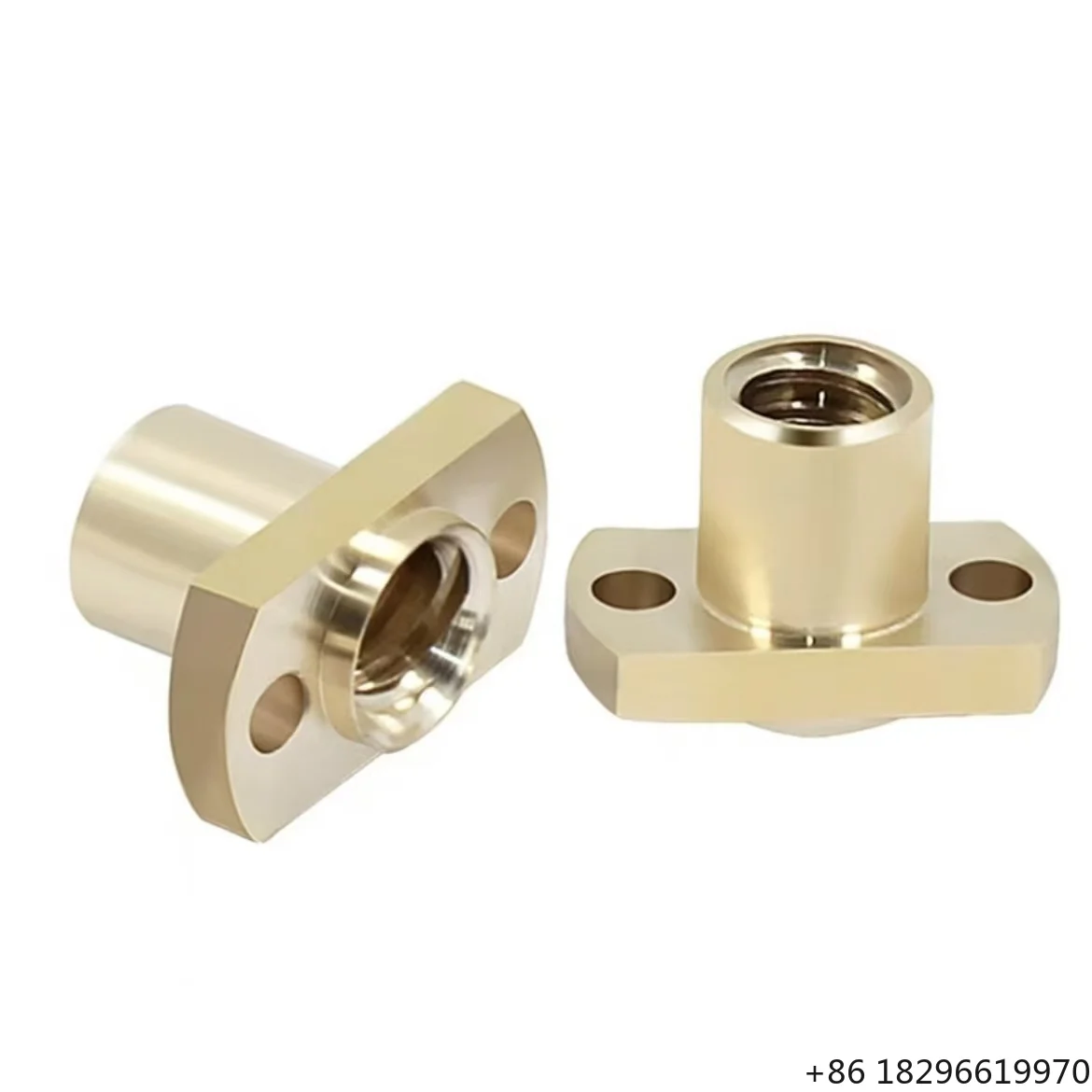 High Quality T8 Lead Screw Stainless Steel Trapezoidal Flange Nut 3D Printer Accessories DIY CNC Machine Linear Motion Parts