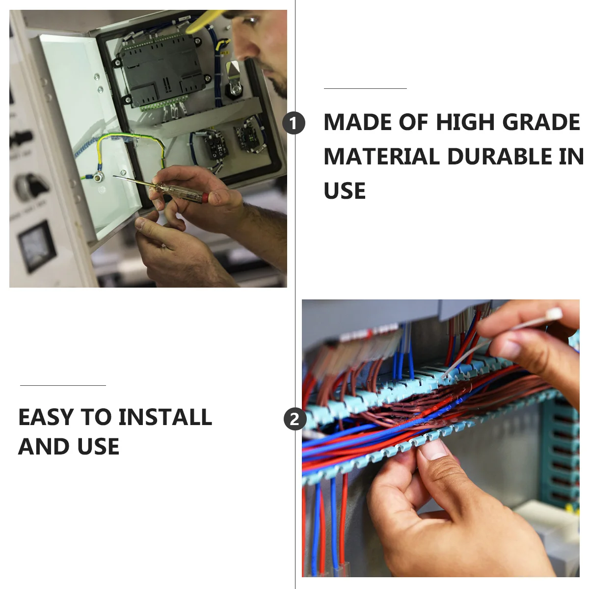 

20pcs -1503 Double Row Wire Barrier Block With Insulated Cover Power Distribution Strip Terminal Block Connector Fixed