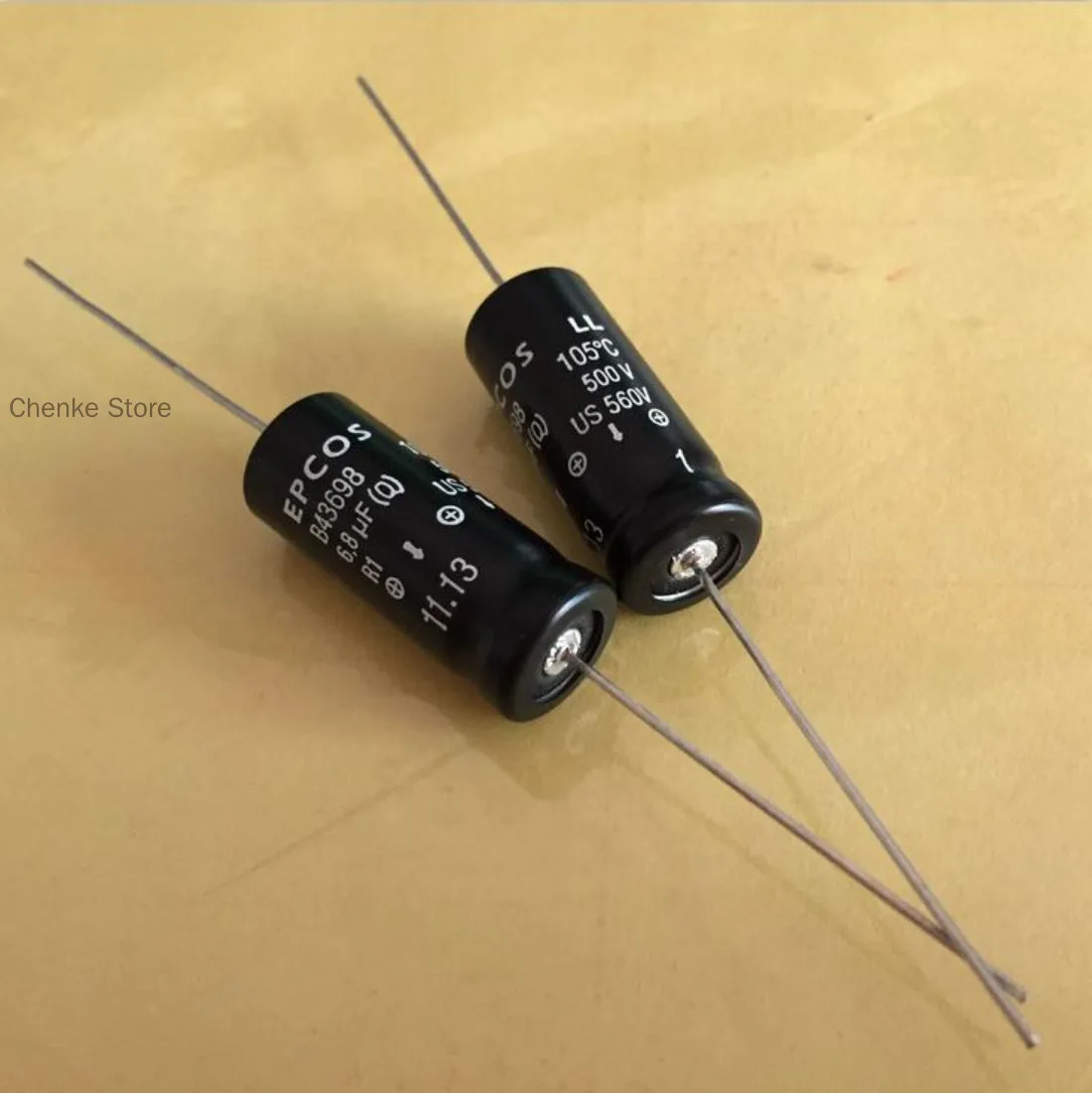 

20PCS/Germany (Q) 6.8UF500V Gallbladder Axial High Voltage Filter Electrolytic Capacitor