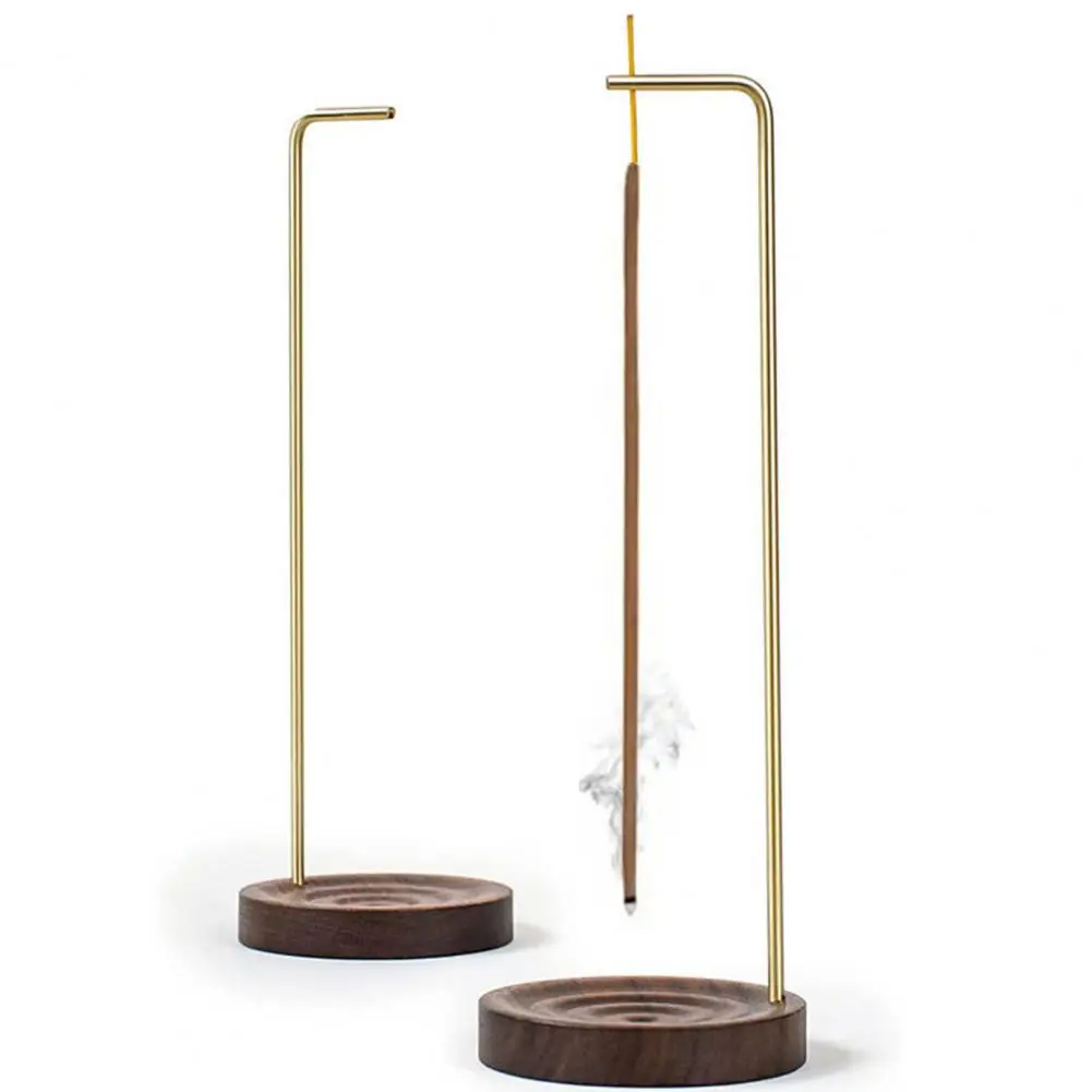 Zmniejsz lęk Gładkie krawędzie Drewniany palnik Joss Stick z podstawą Artykuły gospodarstwa domowego