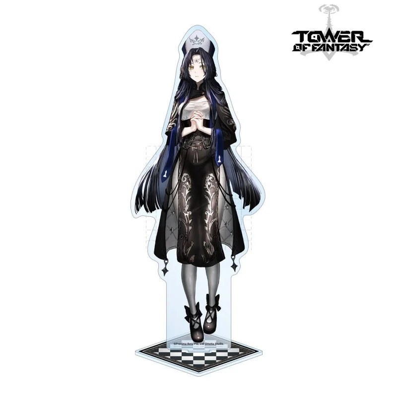 Tower of Fantasy character Helene Hipper Lechesis Nanto 15cm Acrylic Stand Model Plate Keychain Desk Decor Animation Peripheral