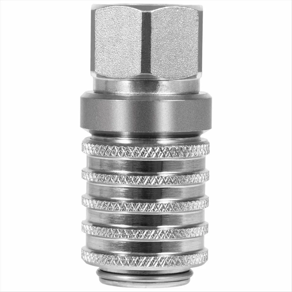 Precision Made -PD242 Series PD Steel Hydraulic Test Port and Diagnostic Equipment Quick Connect Coupler with Female Pipe Thread