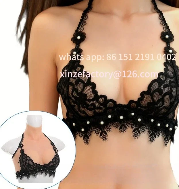 

Customizable Underwear One-piece Silicone Breasts Breast Shaping Drag Queen Chest Armor Pseudo Woman Drag Breast