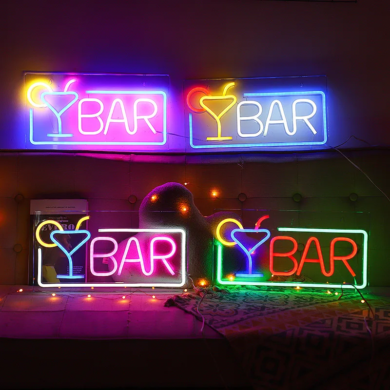 Shop Light Bar Neon Light Sign Party Neon Lamp Wall Art Bedroom Decrative Light Nightclub KTV Club Bistro Decor Neon Night Light