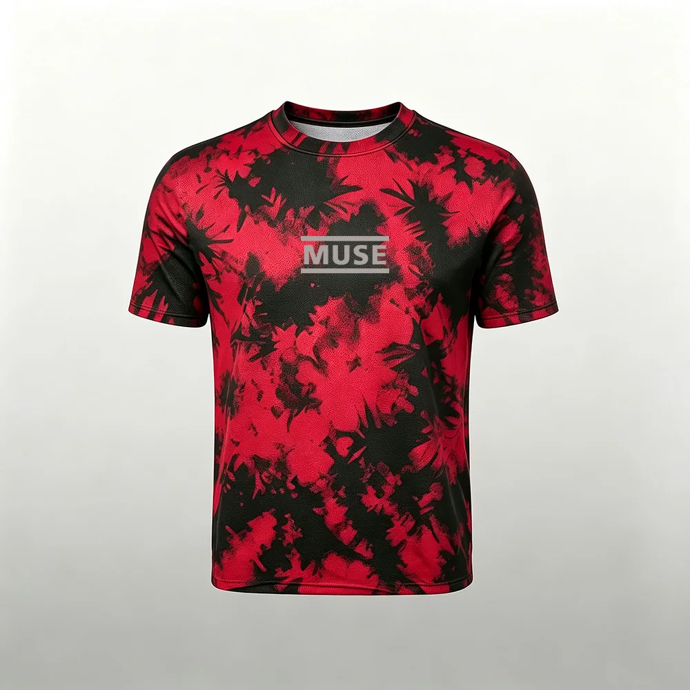 Der Wow! Signal 3D-gedrucktes Mesh-Jersey-T-Shirt von Muse Band, Vintage, Unisex, Herren- und Damen-T-Shirt, Y2k, beliebte Mode, lässiges T-Shirt, Streetwear – Detail 4