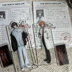 Bungo SD Hospital Series Acrylic Stand Dazai Osamu Figure Nakahara Chuuya Standee Display Anime Goods Collection Desk Decor Gift