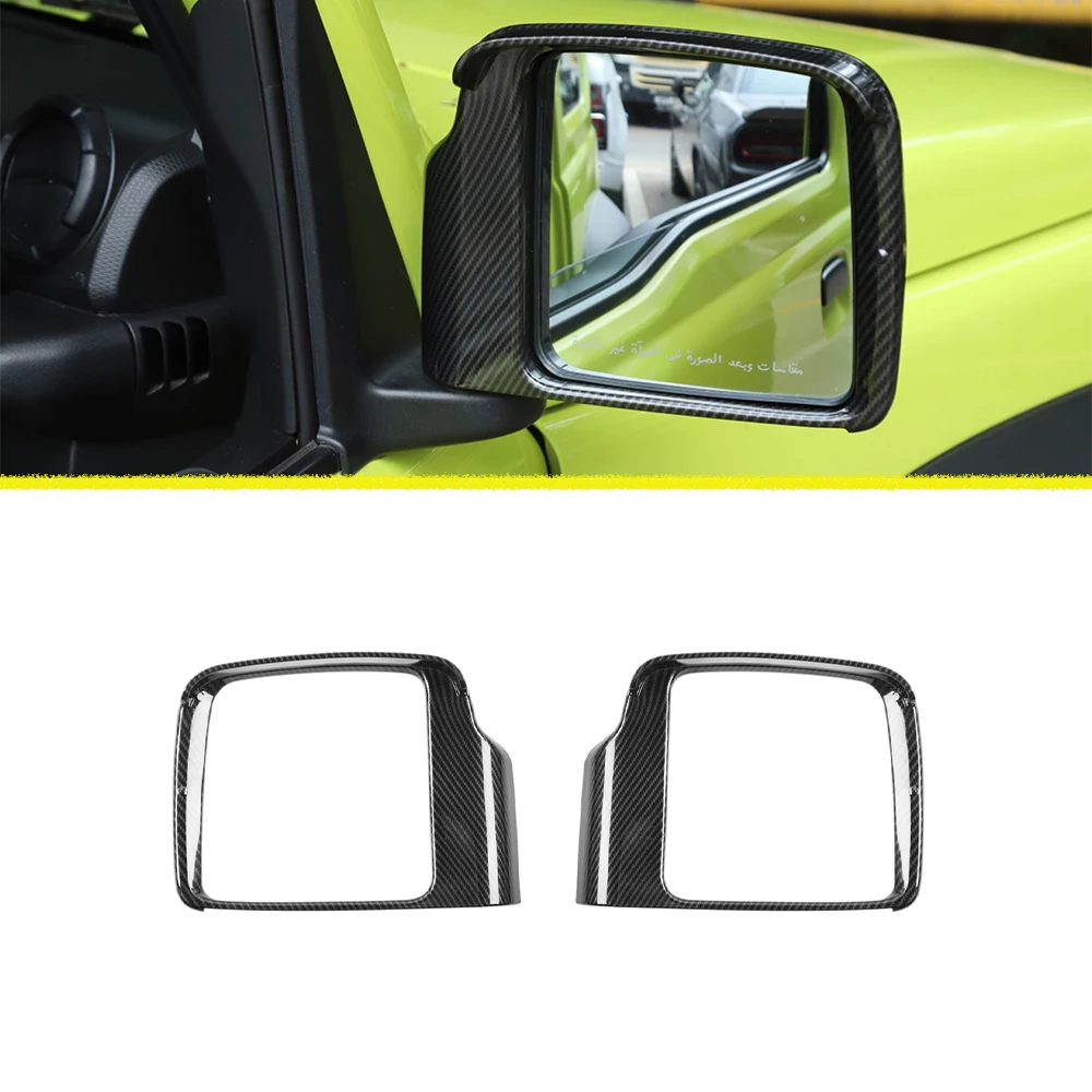 Rearview Mirror Rain Eyebrow Decoration Cover Sticker Car Exterior Accessories for Suzuki Jimny 2019 2020 2021 2022 2023 2024