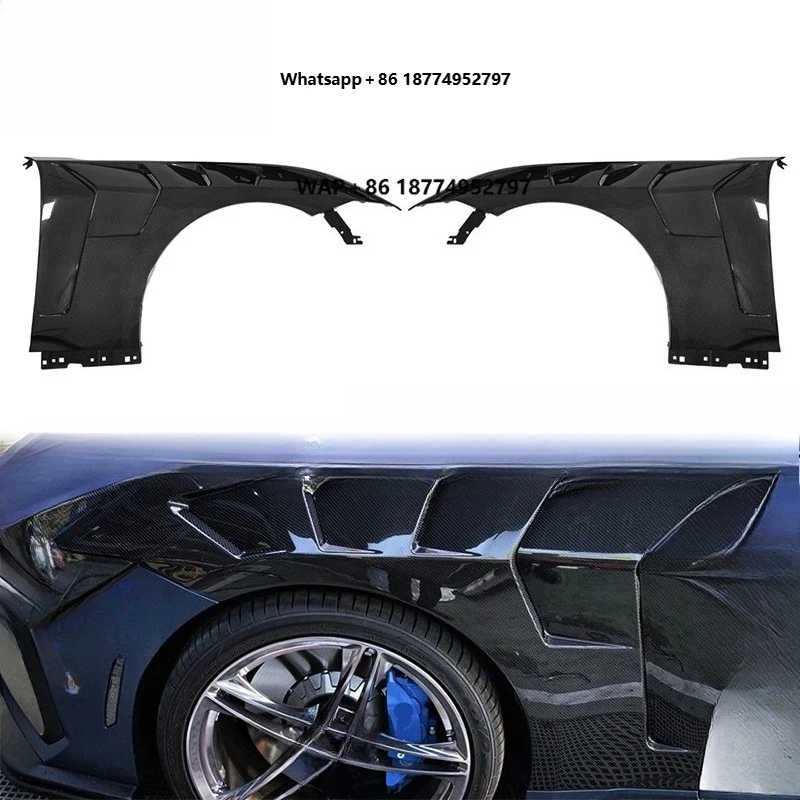 

High Quality Dry Carbon Fiber Replacement Style Fenders Mustang 2024 Darkhouse