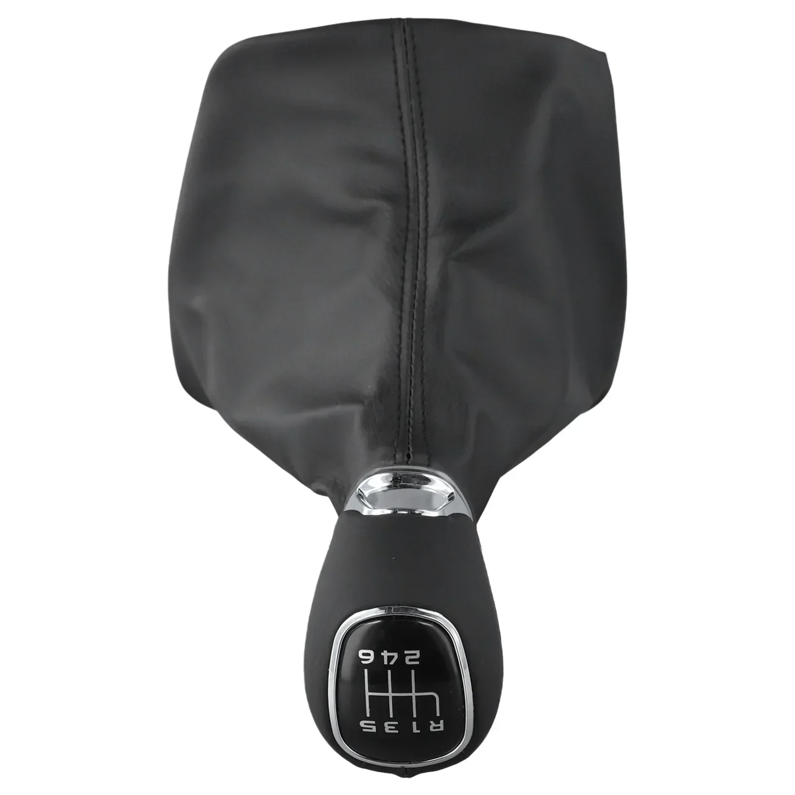 

Leather Gear Shift Knob 6 Speed Handle Shifter For Skoda For Octavia Ii 2 Manual Transmission GEAR SHIFT KNOB Replacement