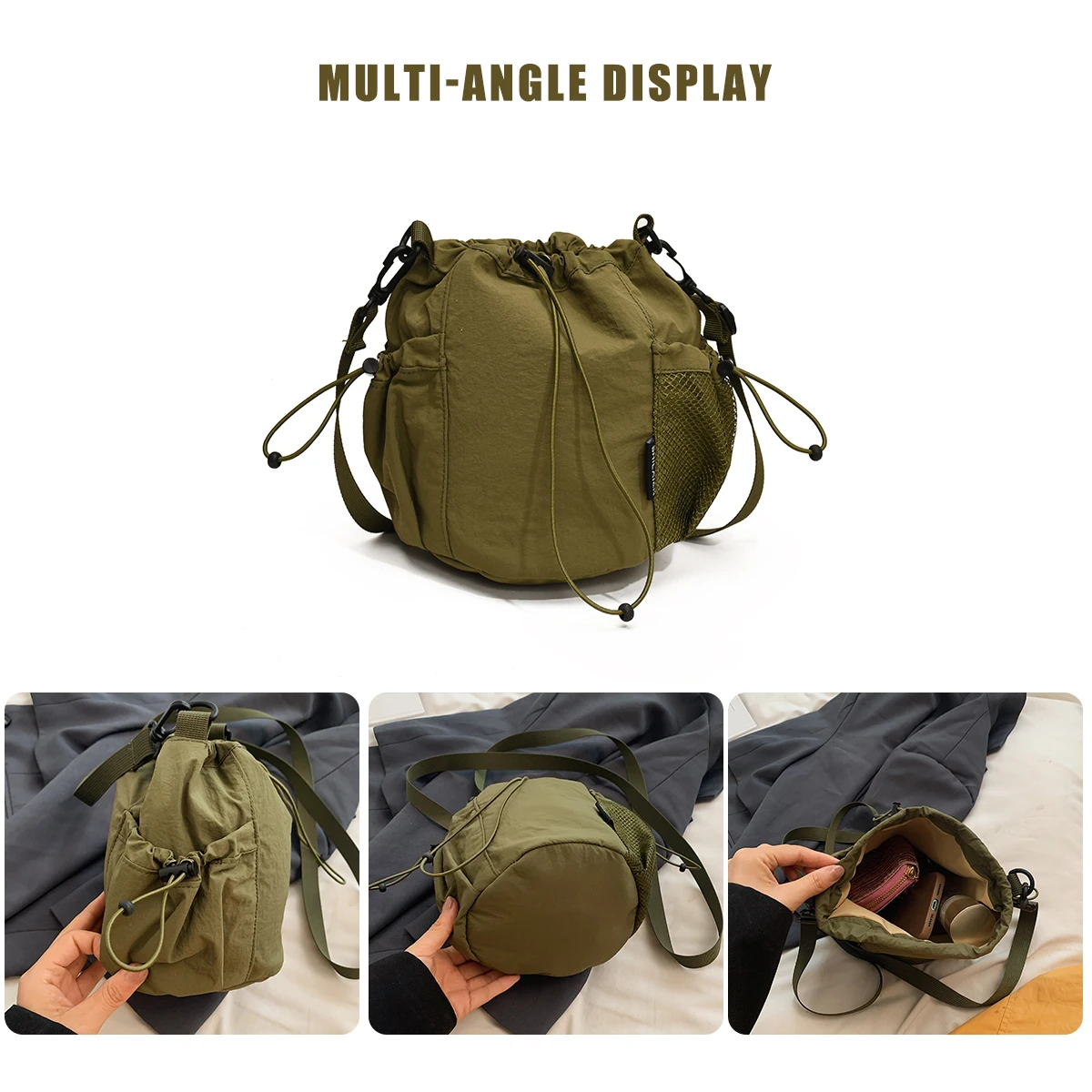 K-Style Niche Nylon Bag for Women 2025 Lightweight and  display picture 2