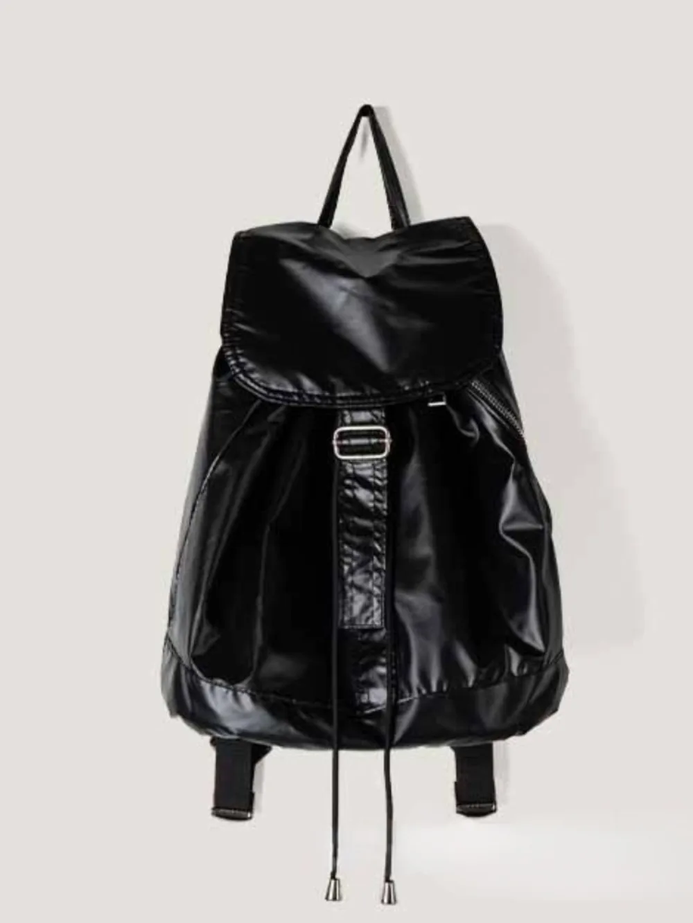 Casual Commuter Practical Soft Leather Purses All-match Drawstring Versatile Lazy Minority Backpacks Large Capacity Trave Bags