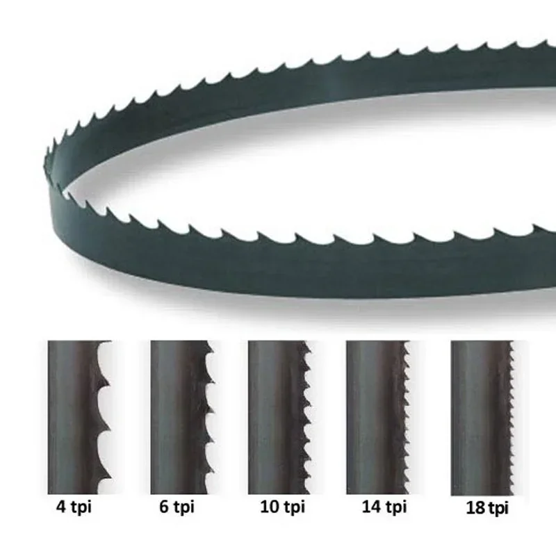 Scie à ruban en carbone 6 TPI, 1140x6.5x0.5mm, pour le calcul, outils de travail, accessoires, 2 pièces