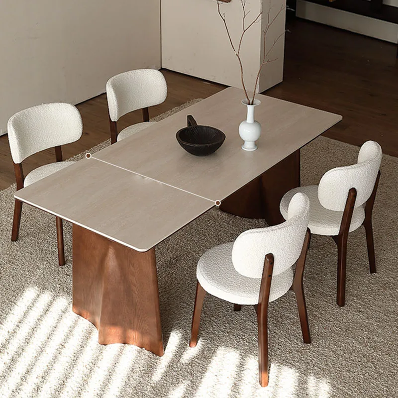 Kitchen Mobile Dining Table Restaurant Modern Luxury Mahjong Writing Designer Dining Table High Muebles Commercial Furniture