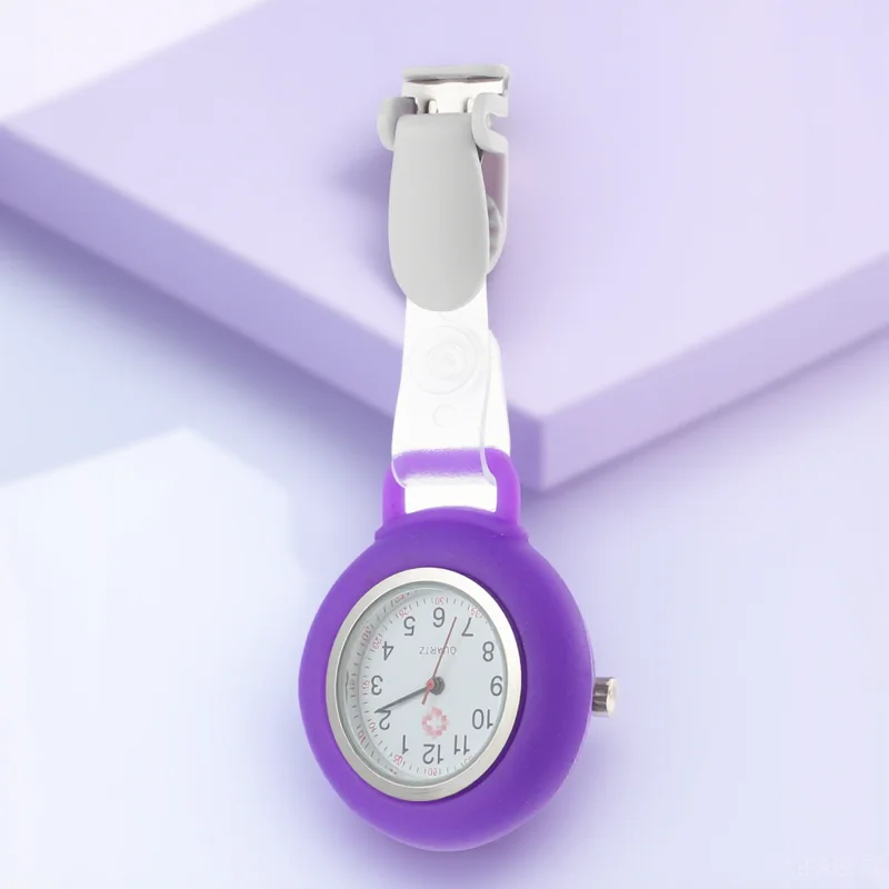 

Breast Watch Clip Clock Lapel for Nurses Nursing Accessories Pendant Badge Watches Women Liner Alloy Medical Miss
