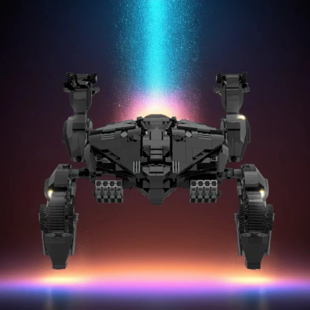 NEW 772PCS MOC Hero Movie Knight Crawler Model Building Blocks Collectible Display DIY Creative BricksGift Decoration Bricks