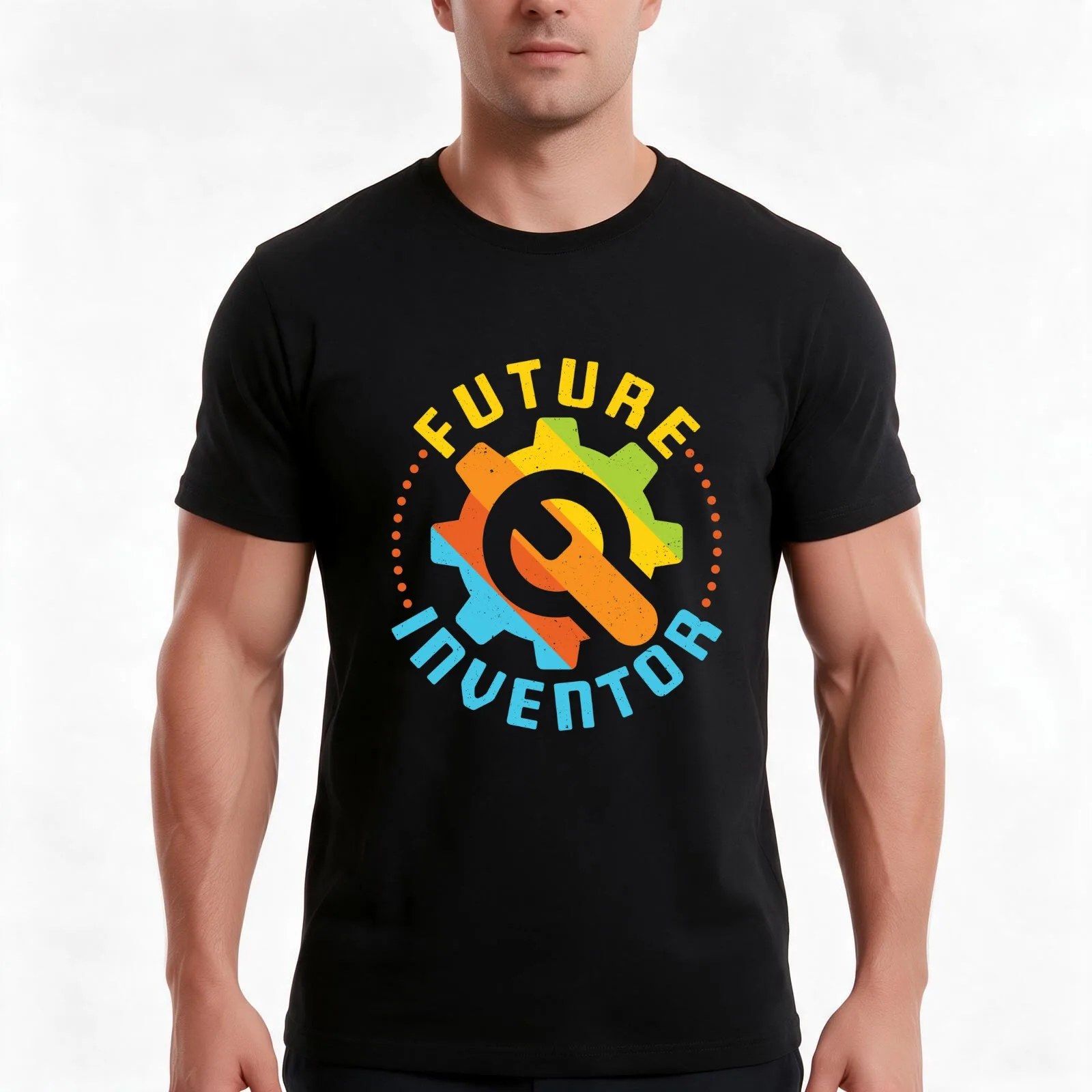Future Inventor Love Inventing STEM Engineering T-Shirt, Summer Casual Cotton Tee, Oversized Streetwear Tops, Unisex Men Women