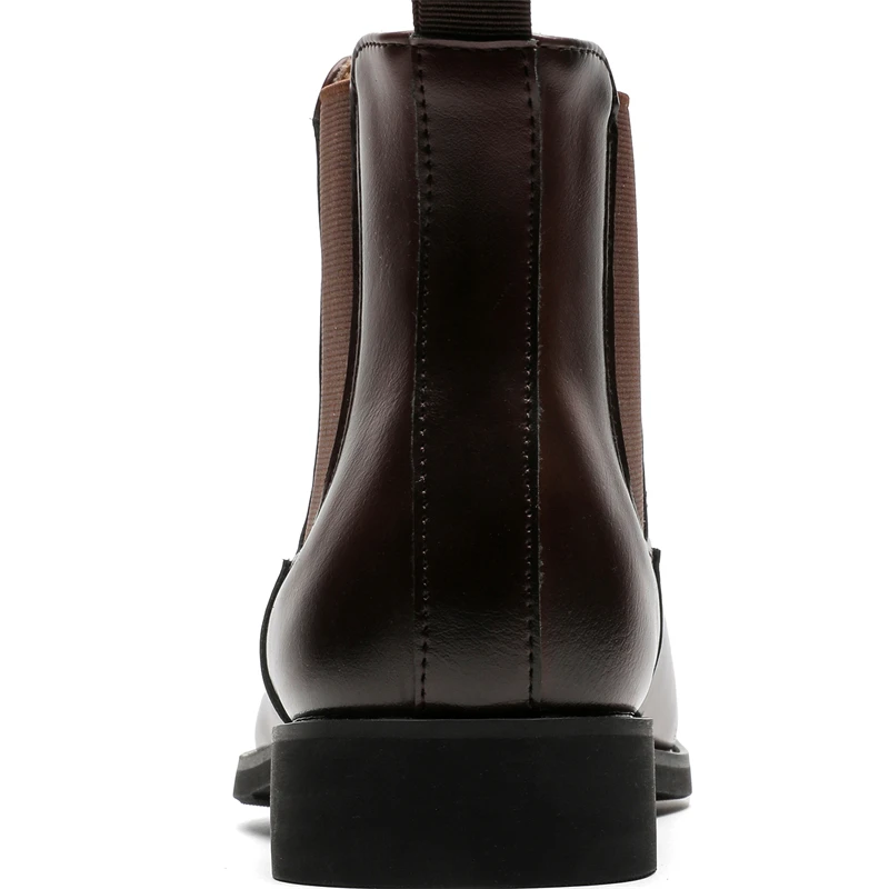 Original Design Hight Quality 2025 S/a New British Business Casual Style Chelsea Boots For Men Black Hombre Daily Banquet Dress