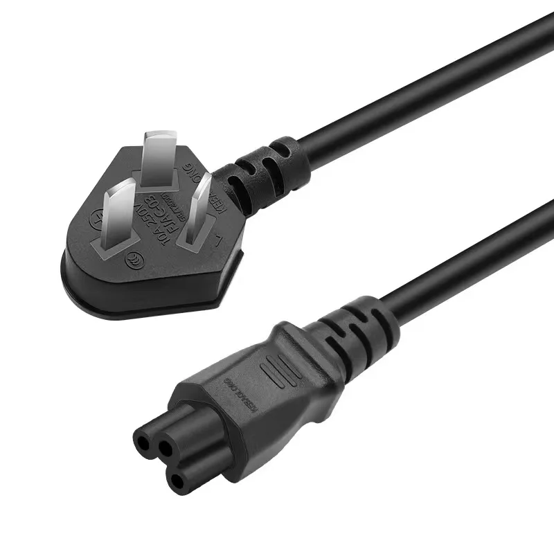 

Pure Copper 3C Certification, National Standard Three Pin Plum Tail Power Cord, Laptop Power Adapter, Three Pin Power Cord
