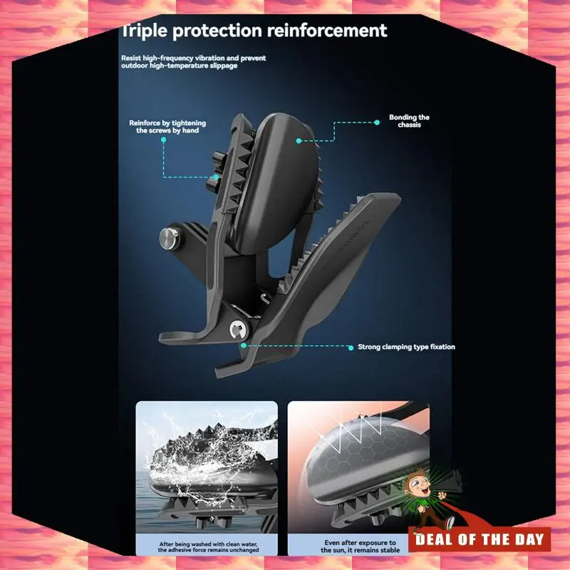 24-Hour Delivery STARTRC For DJI Pocket 3 Action 5 Pro/Ace Pro Motorcycle Helmet Bracket Chin Clip For Action Camera Accessory