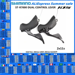 Shimano 105 R7000 Shifter 2x11 Speed Road Bike 22s Shift Dual Control Lever Update From 5800 For Road Racing Bicycle Cycling