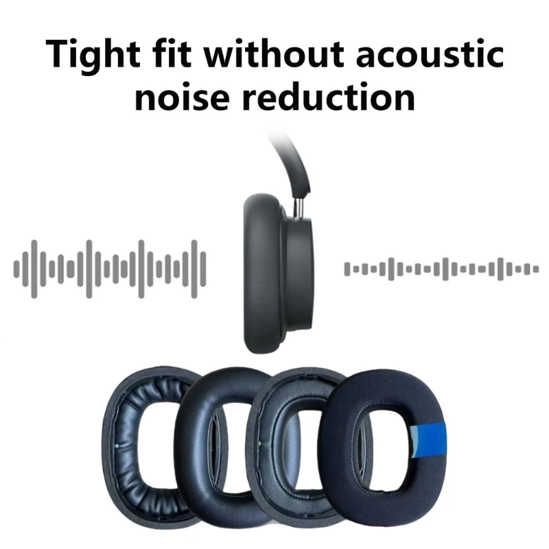 E1PF Cooling Gel Earpads for Monitor II Headphone Soft Breathable Noise Isolation Cushion Pad Replacement Part