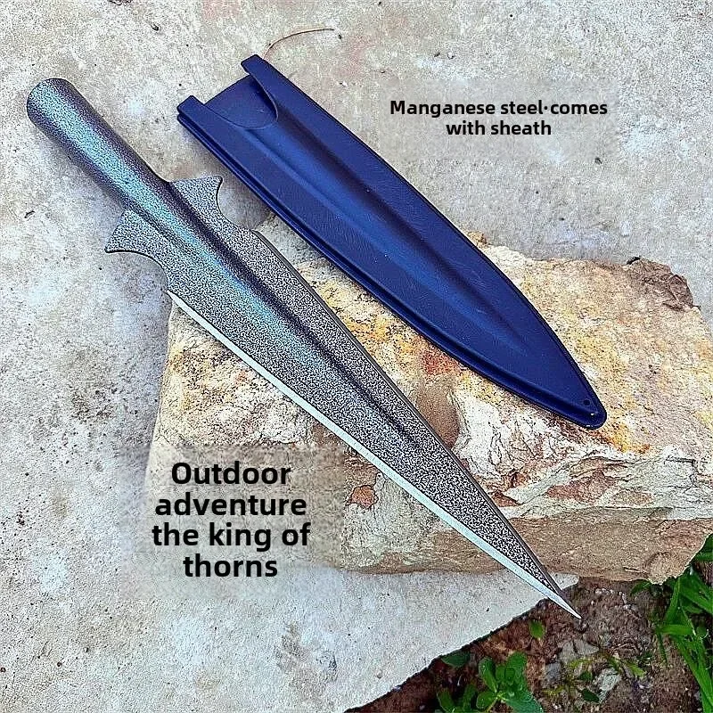 Hot Horticultural Pointed Shovel All Steel Boar Spear Multi Functional, Outdoor Tool, Mountain Cutting Firewood Chopper  camping