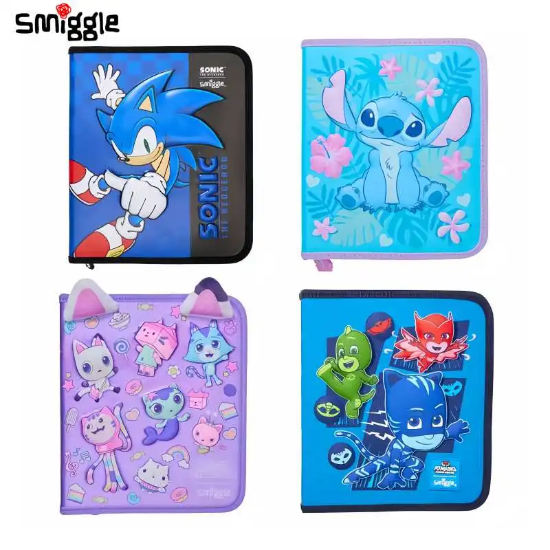 2025 New Australian Smiggle Children'S Stationery Set Series Disney Stitch Cartoon Art Tool Student Drawing Pen Bag