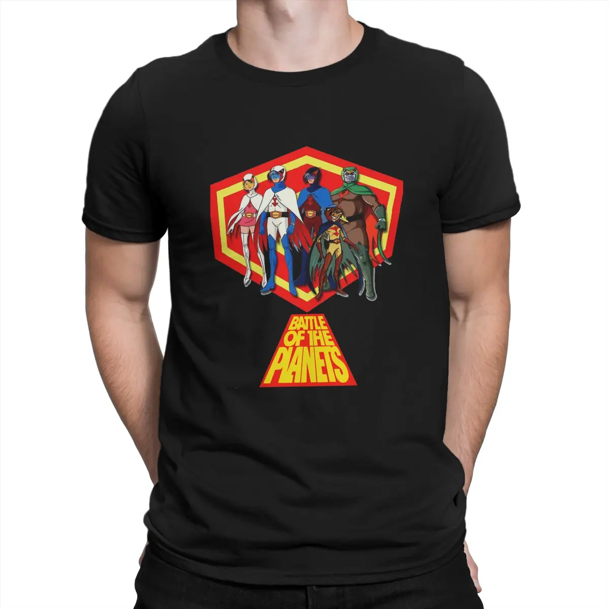 Kagaku Ninja-Tai Gatchaman Battle Of The Planets Classic T Shirt Grunge Men Tees Summer Clothing Harajuku O-Neck TShirt