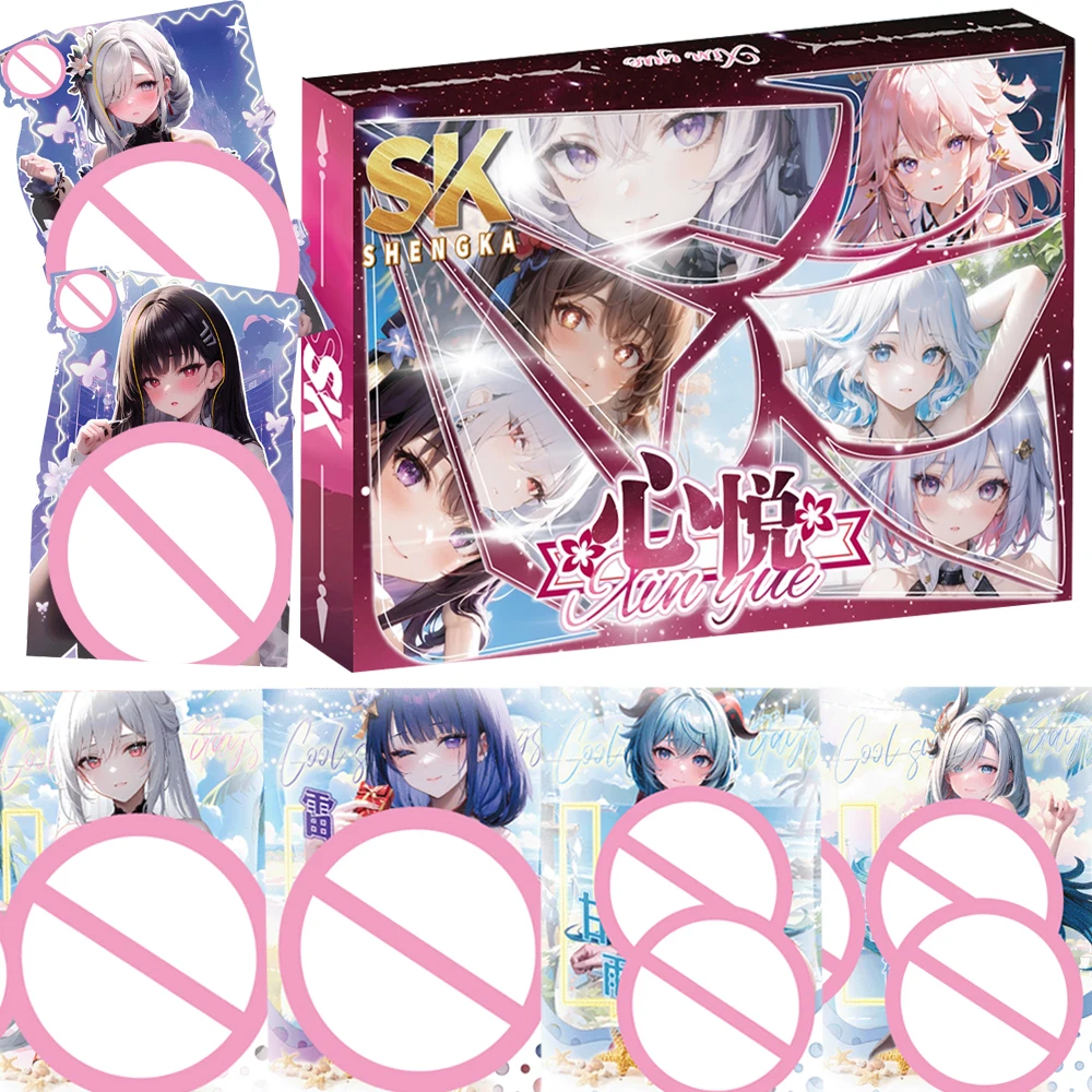 

Anime Pretty Girl Party Collection Cards Highly Beloved Charm Goddess Visual Feast High Quality Cards TCG Game Table Toys Gifts