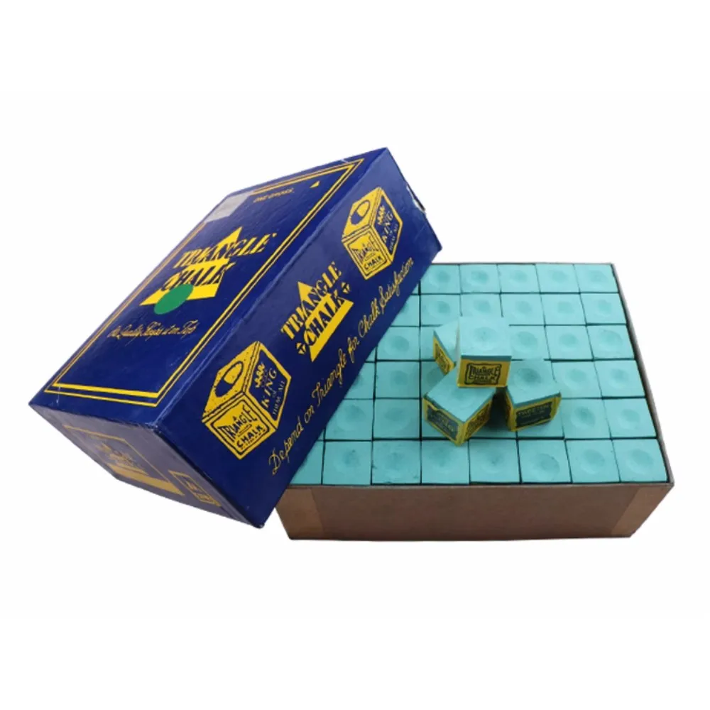 Original Triangle Premium Quality Billiard Snooker Pool Chalk (Dry,Medium, Oil)