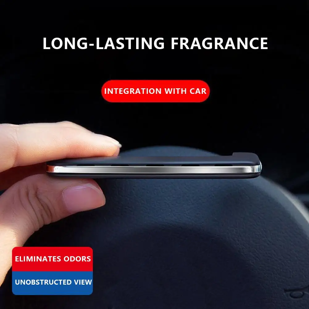 Car Clip Fragrance For Auto InteriorHidden Clip Air Vent Aromatherapy Diffuser With One Random Fragrance Stick