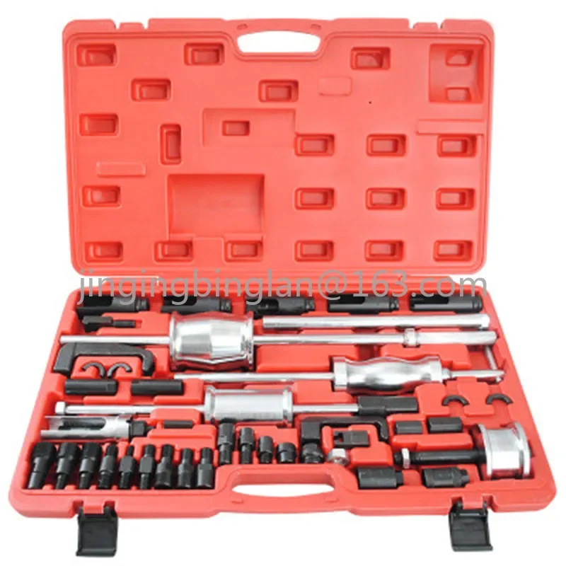 40pcs Universal Diesel Injector Extractor Remover Slide Hammer Puller Common Rail for Stubborn Bosch Denso Siemens Delphi