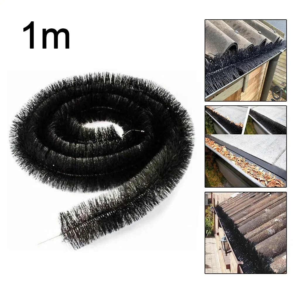 

Gutter Brush Brush Withstand All Seasons Bristles & Wire Far From Debris Heavy Duty Twig Filter Gardens Practical